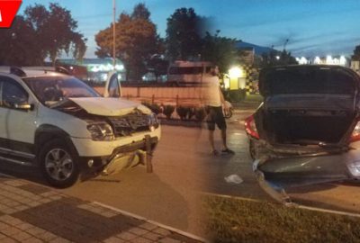 İki otomobil çarpıştı: 1 yaralı