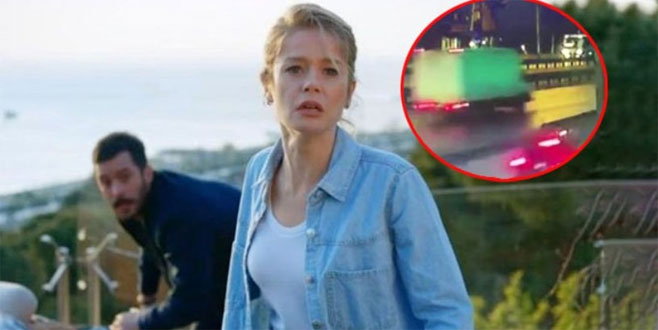 Kuzgun dizisi çalışanının feci şekilde öldüğü kaza an be an kamerada!