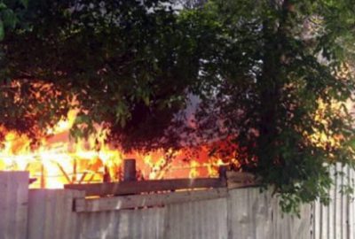 Tarım ilaçları deposu alevlere teslim oldu