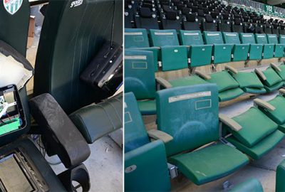 Timsah Arena’ya 1.5 milyon liralık zarar verildi