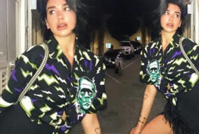 Yine gündem olmayı başardı! Eteğini açıp…