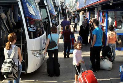 Otobüs biletleri tükendi