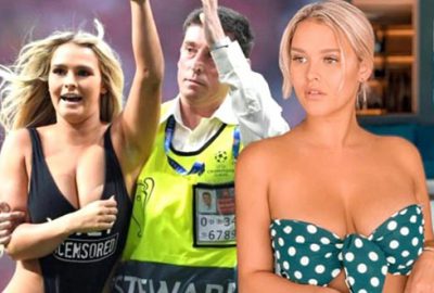 Maçın ortasında sahaya inmişti, cesur pozları 24 saatte rekor kırdı