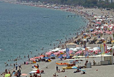 Sahillerde bayram yoğunluğu