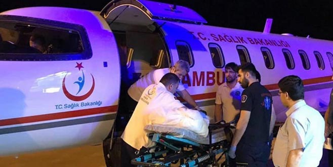 Suriyeli bebeğin üzerine kızgın yağ döküldü