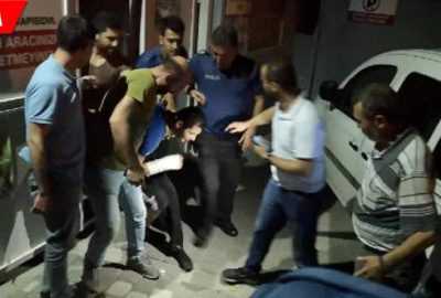 Baba-oğul kaçtı polis kovaladı