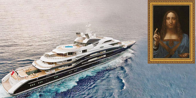 450 milyon dolarlık tablo prensin yatında 450 milyon dolarlık tablo prensin yatında