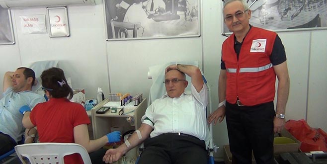 Kaymakam Koçberber’den kan bağışına destek