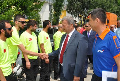 İnegöl’de deprem tatbikatı
