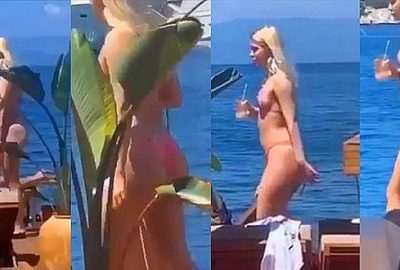 Aleyna Tilki’den bir bikinili paylaşım daha!