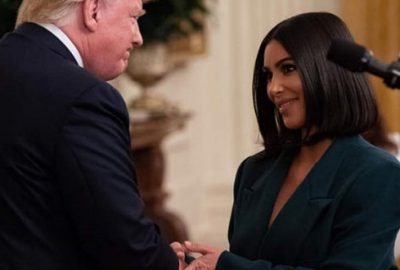 Kim Kardashian, Trump ailesine teşekkür etti!