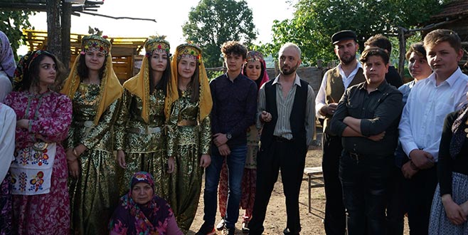 İnegöl’de klip çekti