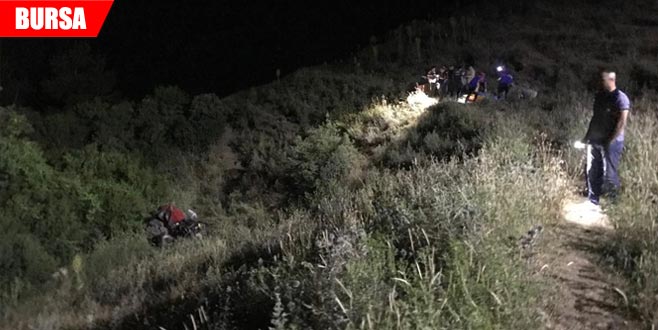 Traktörüyle 70 metreden uçtu Traktörüyle 70 metreden uçtu