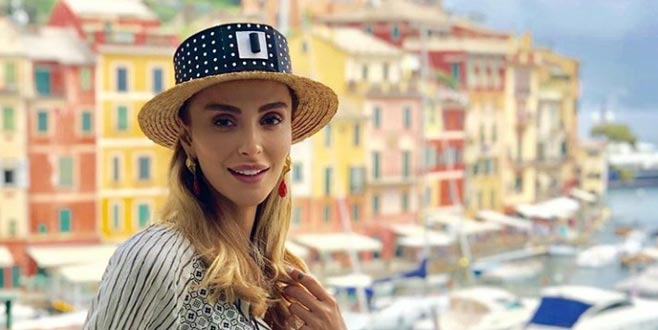 Özge’nin tatil keyfi