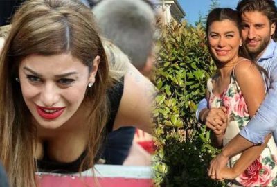 Ebru Şancı ve Alparslan Öztürk dudak dudağa