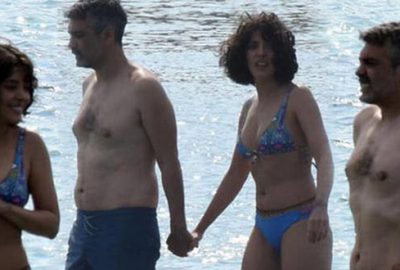 Selin Şekerci ve Caner Cindoruk’un denizde zor anları