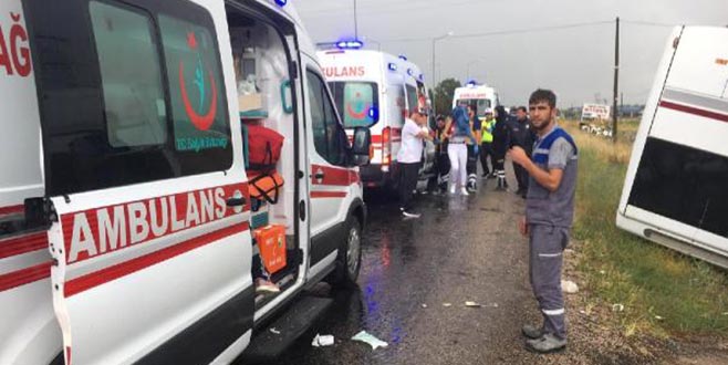 Yolcu otobüsü devrildi! Nevşehir’de can pazarı