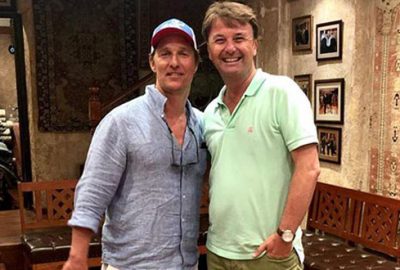 Oscar ödüllü aktör Matthew McConaughey, İstanbul’da ortaya çıktı!