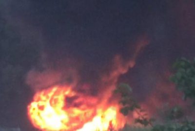 İnegöl’de korkutan yangın