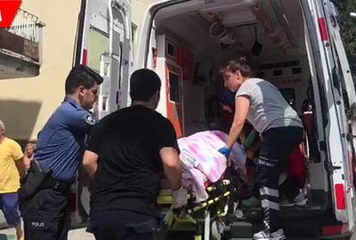 3. kattan düşen kadın ağır yaralandı