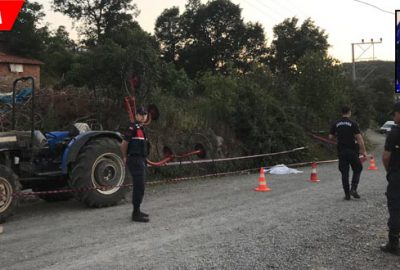 Traktörden düşen kadın hayatını kaybetti