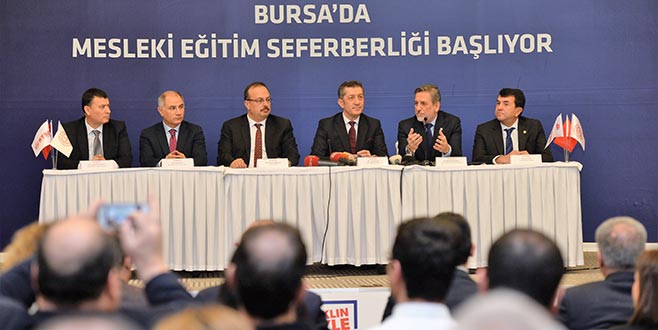 Bursa’da mesleki eğitim seferberliği