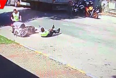 Dur ihtarına uymadı polise çarptı