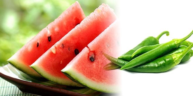 Biberin tadı kaçtı karpuz serinletti