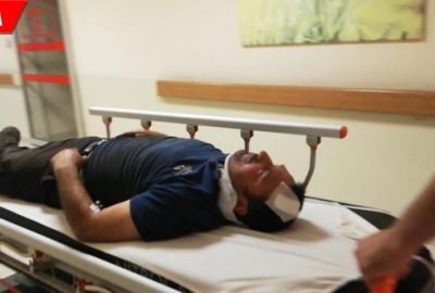 Kafasına sac düşen işçi yaralandı