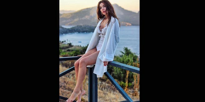 Başak’ın tatil keyfi