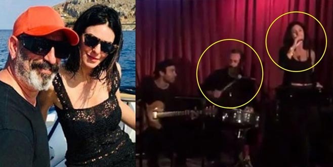 Sahnede yaptığı hareketle herkesi kahkahaya boğdu