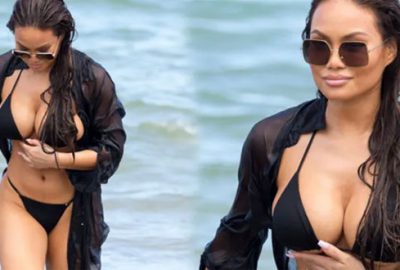 Bikini tercihi sosyal medyayı salladı!