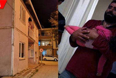1 yaşındaki bebek balkondan düştü