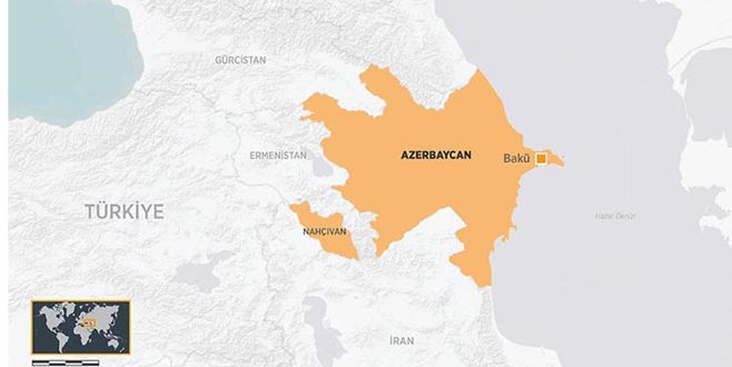 Azerbaycan’da savaş uçağı düştü