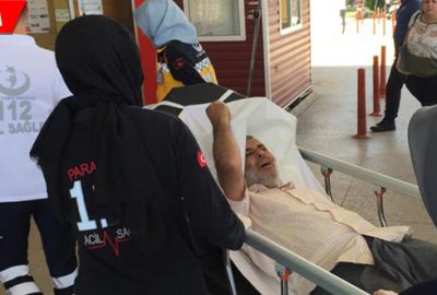 Kazada yaralandı, tedavi olmamak için direndi