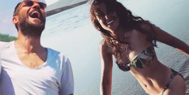 Bursalı oyuncunun tatili sosyal medyada gündem oldu