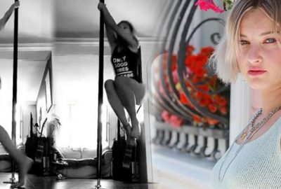 Direk dansıyla beğeni topladı!