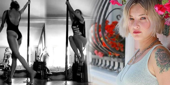 Direk dansıyla beğeni topladı!