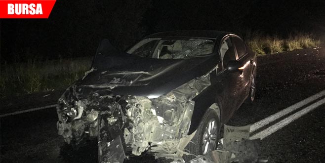 TIR’a arkadan çarpan otomobilin sürücüsü alkollü çıktı