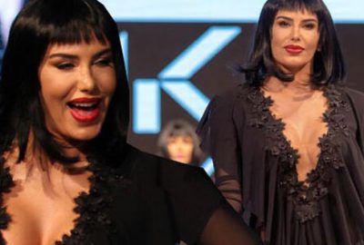 Hatice transparan elbisesiyle gündem oldu