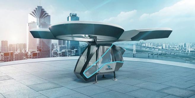 ‘Uçan araba’ yarışına Türkiye de katıldı