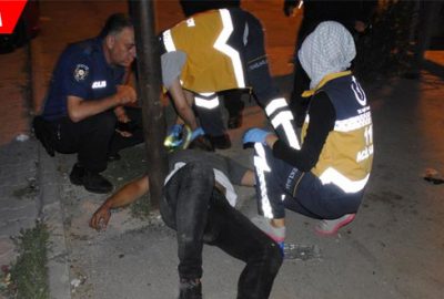 Öldüresiye dövüp kaçtılar