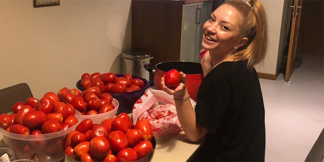 Kışlık domatesler Ece’den