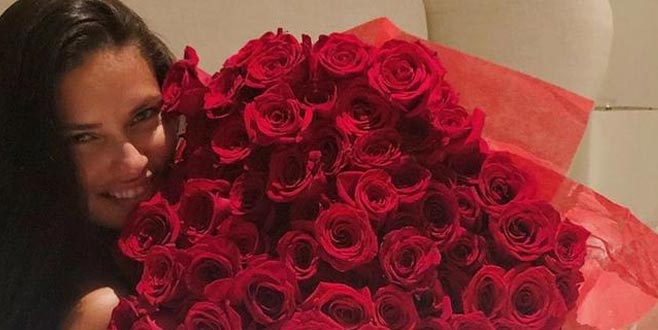 Türk sevgilisinden Adriana’ya 225 gül