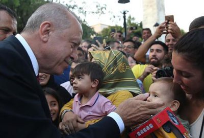 Cumhurbaşkanı Erdoğan Sultanahmet’te vatandaşlarla buluştu