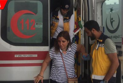 Gurbetçi aile ölümden döndü