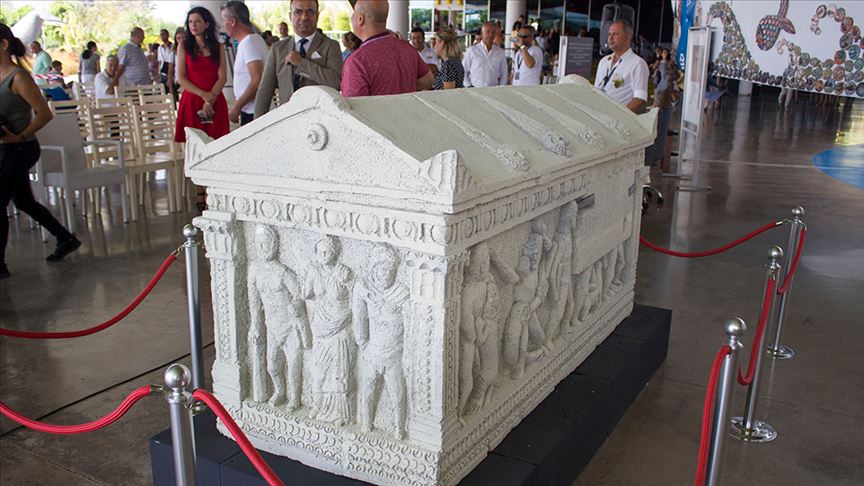 Herakles Lahdi’nin replikası Akvaryum’da sergileniyor Herakles Lahdi’nin replikası Akvaryum’da sergileniyor