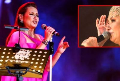 Deniz Seki, konserinde gözyaşlarına boğuldu
