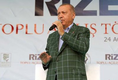 Erdoğan: Rize-Artvin Havalimanı 1,5 yıl içerisinde hizmete alınacak