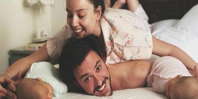 Pelin Akil’den eşine uyarı: ‘Sen artık babasın!’